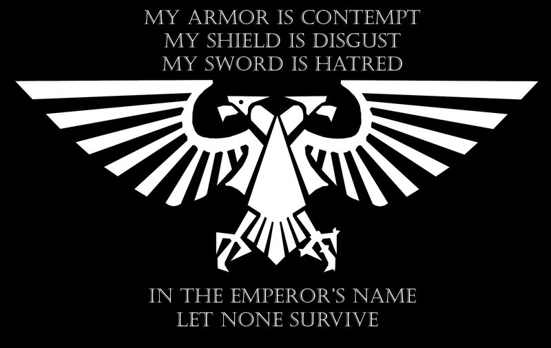 Eagle Emblem with Text — Black