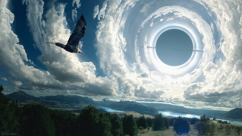 Eagle Flying in Sky