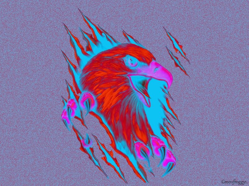Eagle Head with Claws