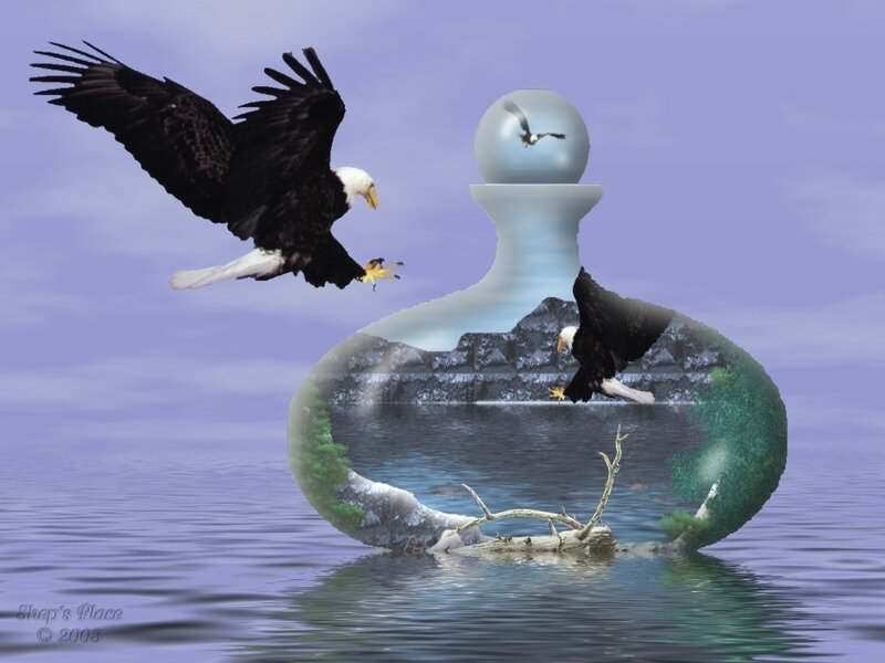 Eagle in Bottle