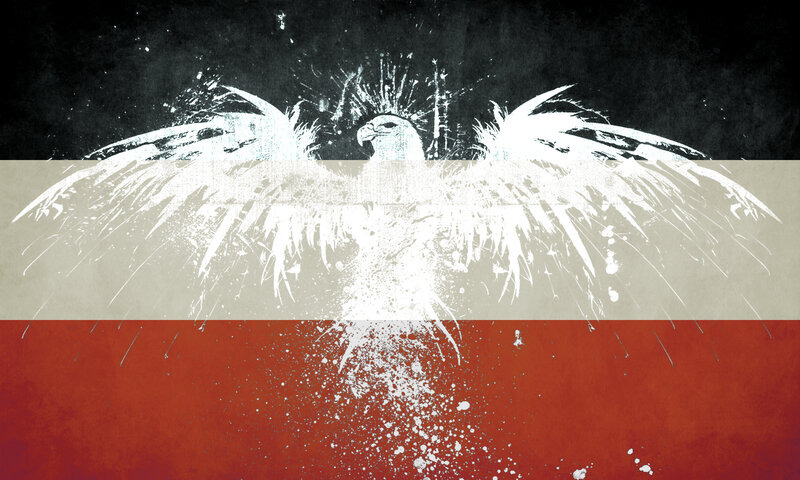 eagle on flag design