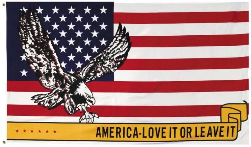 Eagle on Flag