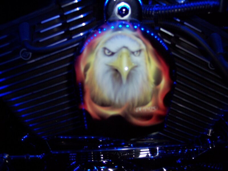 Eagle on Motorcycle