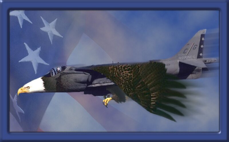 Eagle-shaped Fighter Jet