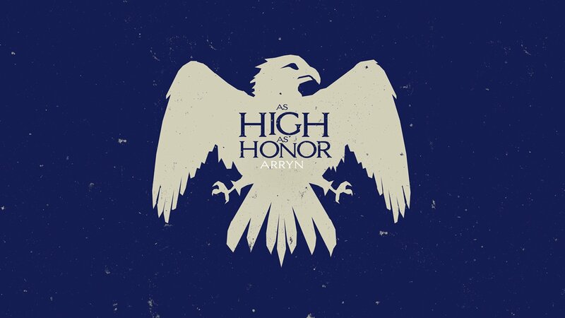 Eagle Silhouette — Blue