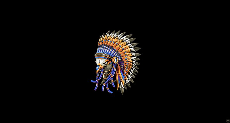 Eagle Wearing Headdress