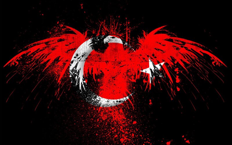 Eagle with Crescent and Star