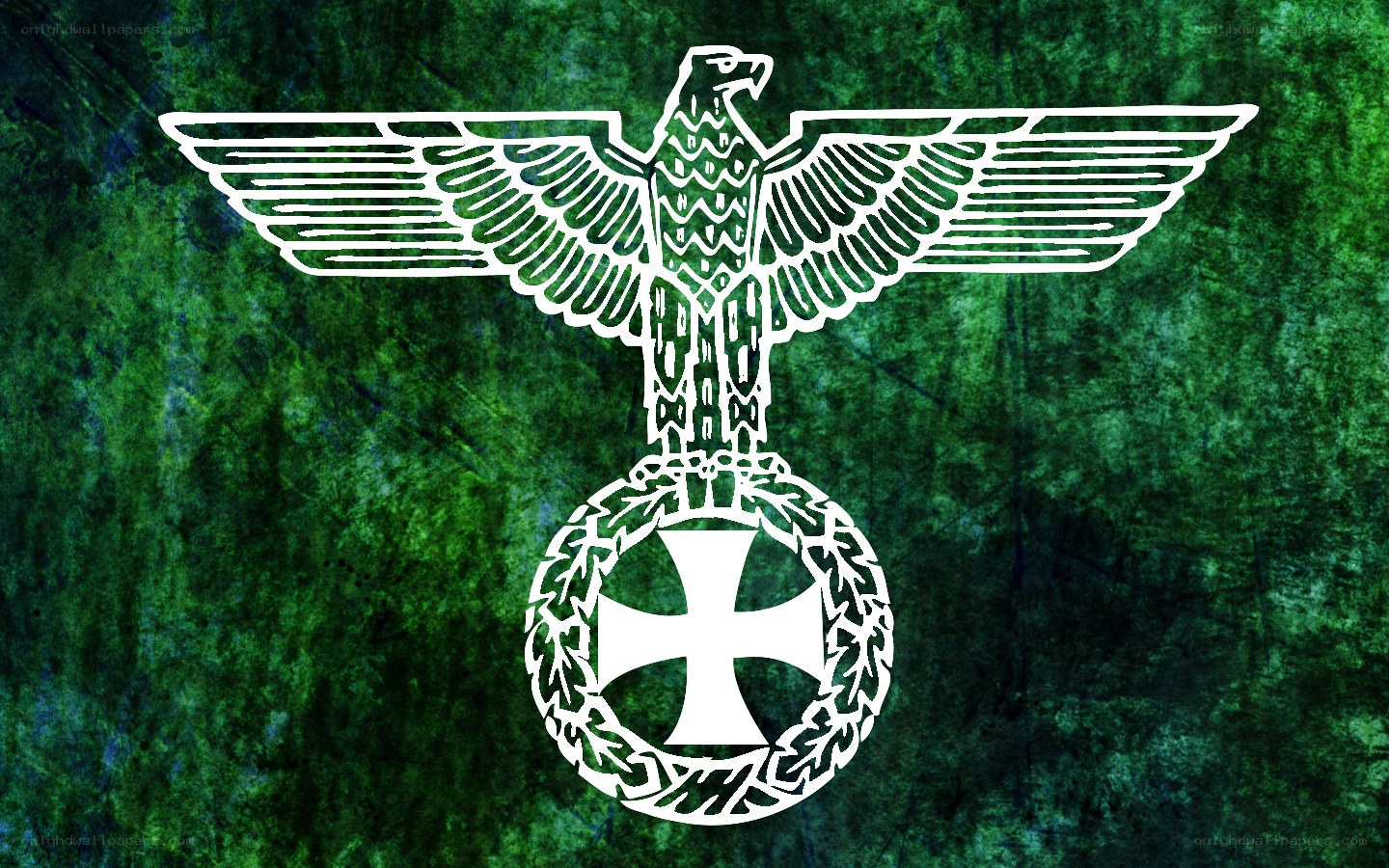 Eagle with cross emblem