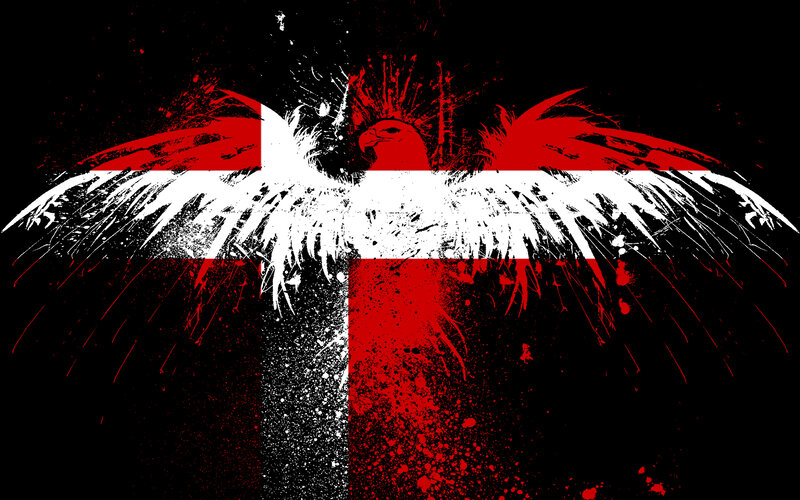 Eagle with Danish flag design