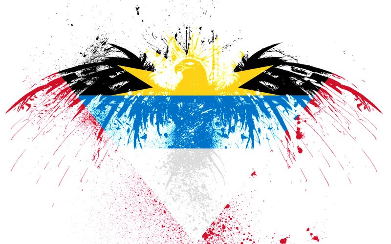 Eagle with Flag Colors — Yellow