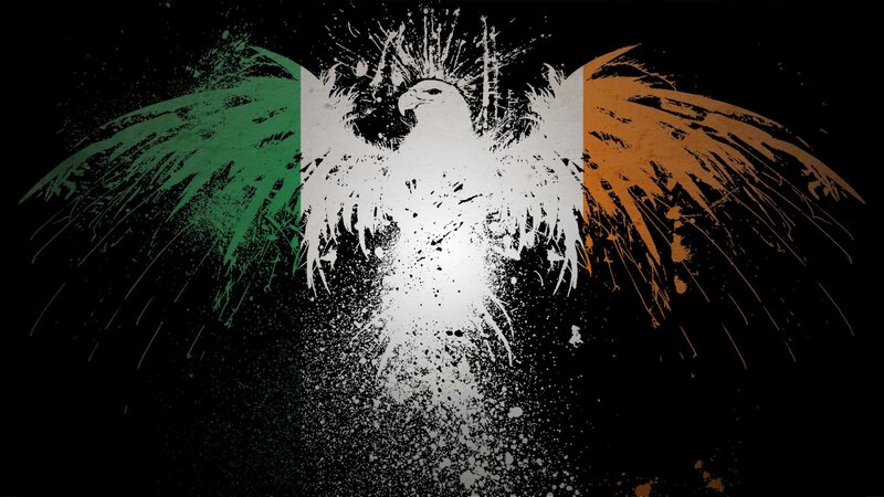 Eagle with Flag Wings — Dramatic