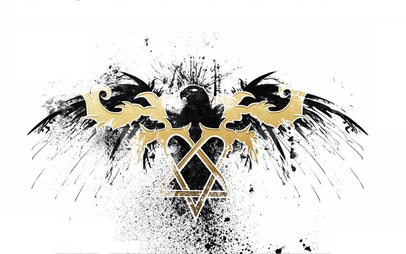 eagle with golden wings