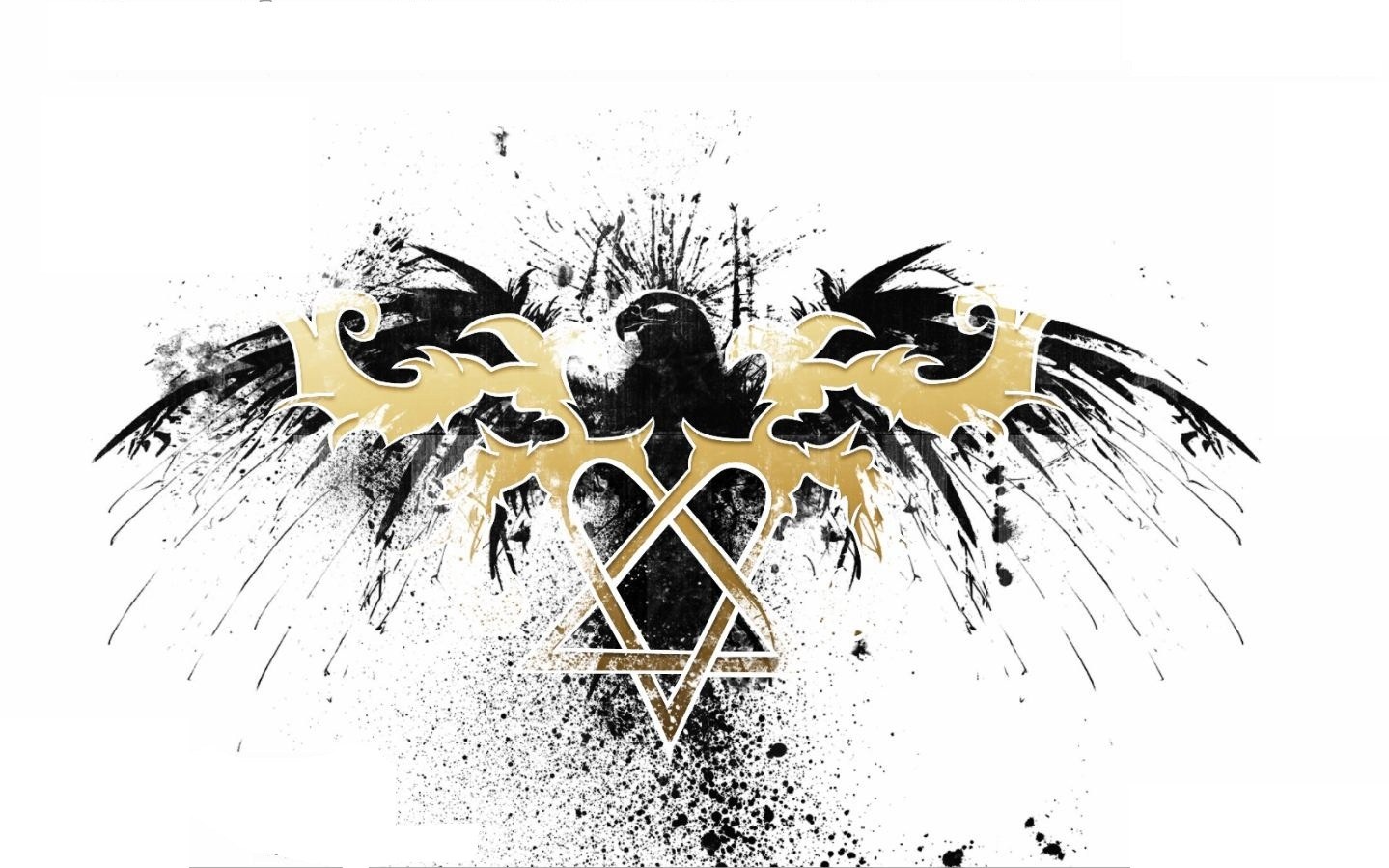 eagle with golden wings