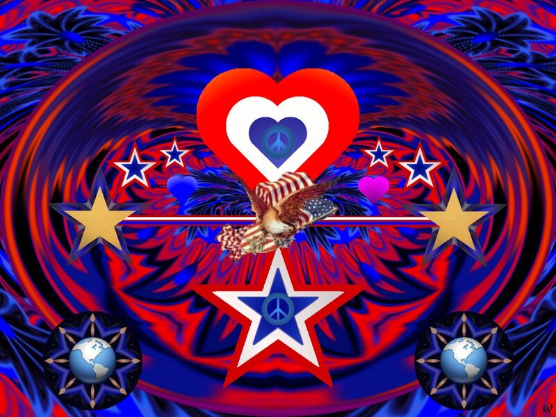 Eagle with Heart Symbol
