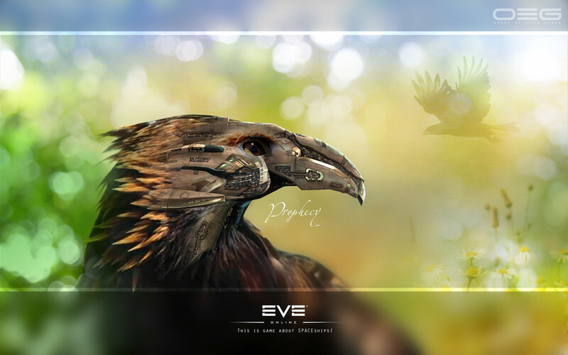 Eagle with mechanical head