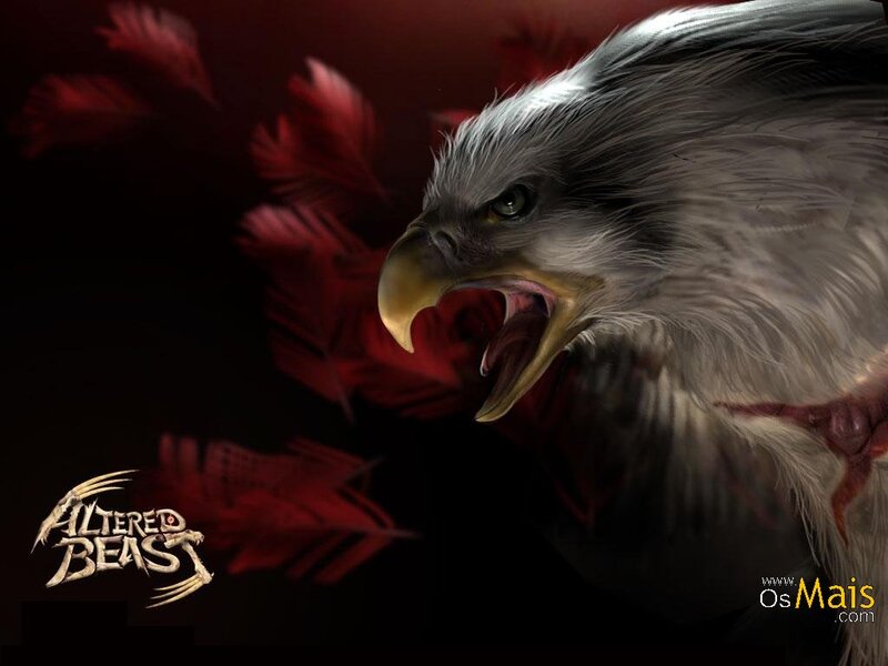 Eagle with Open Beak — Black