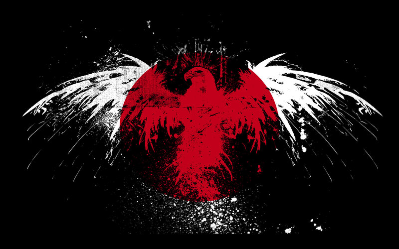 eagle with red circle