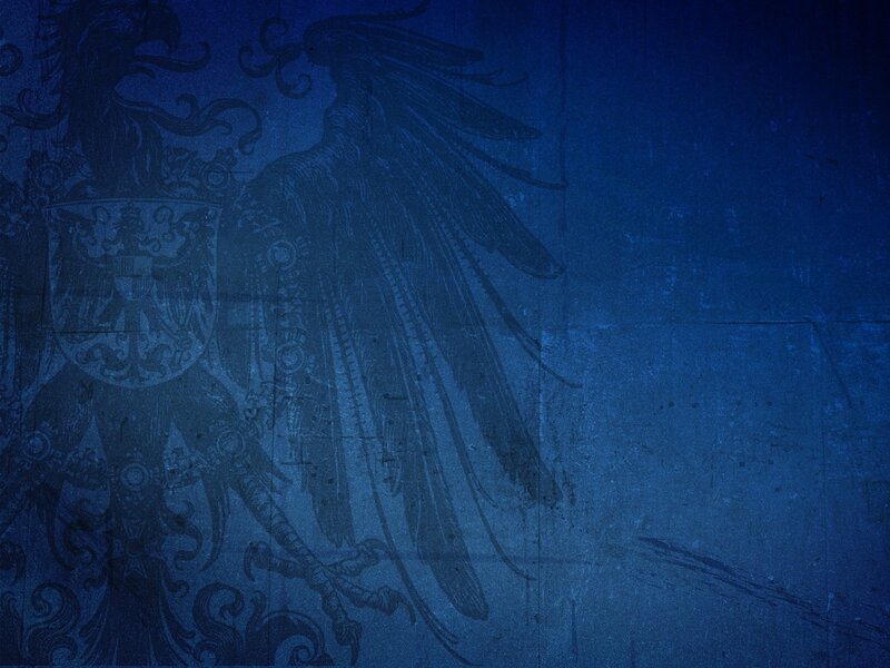 Eagle with Shield — Blue, Dramatic, Illustration
