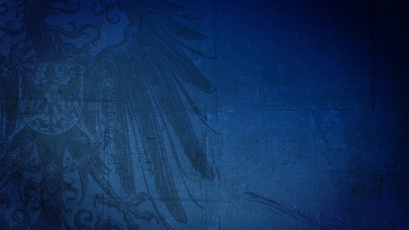 Eagle with Shield — Blue, Serious