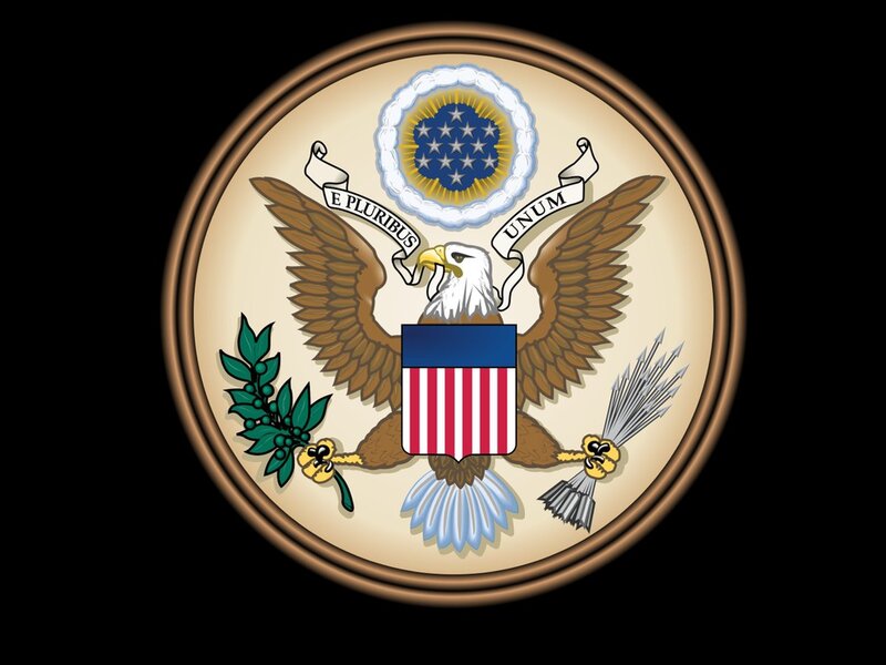 Eagle with Shield — Brown