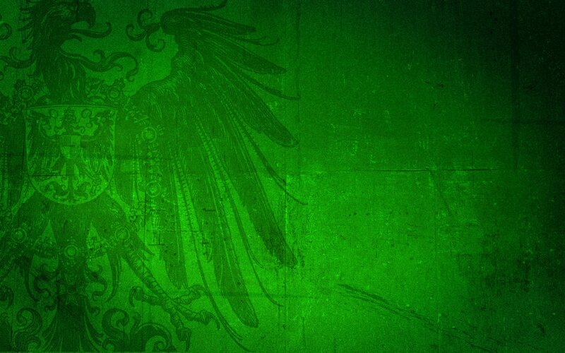 Eagle with Shield — Green