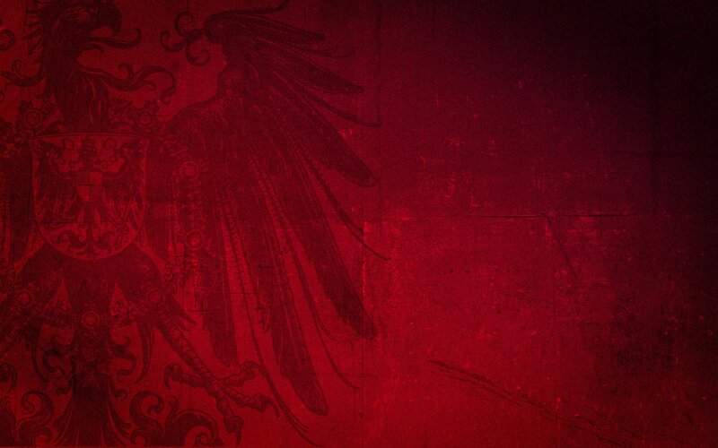 Eagle with Shield — Red, Dramatic
