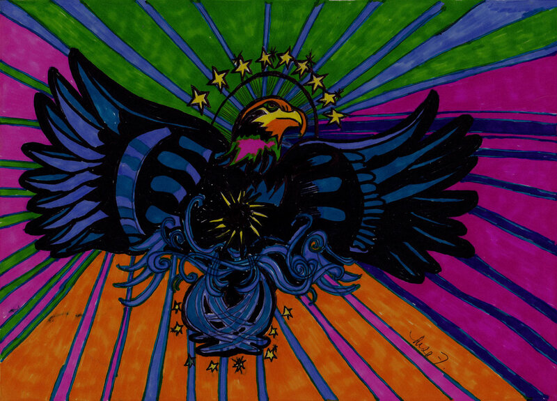 Eagle with Stars