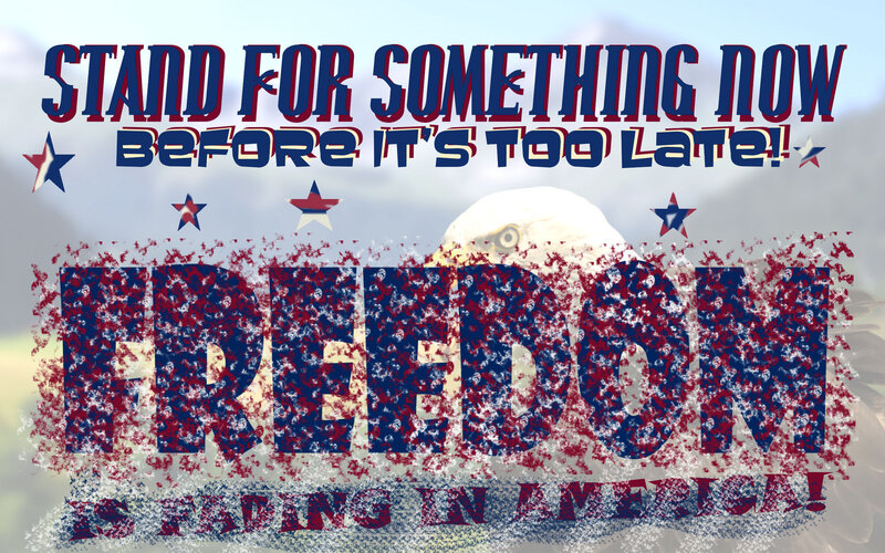 Eagle with Text Overlay