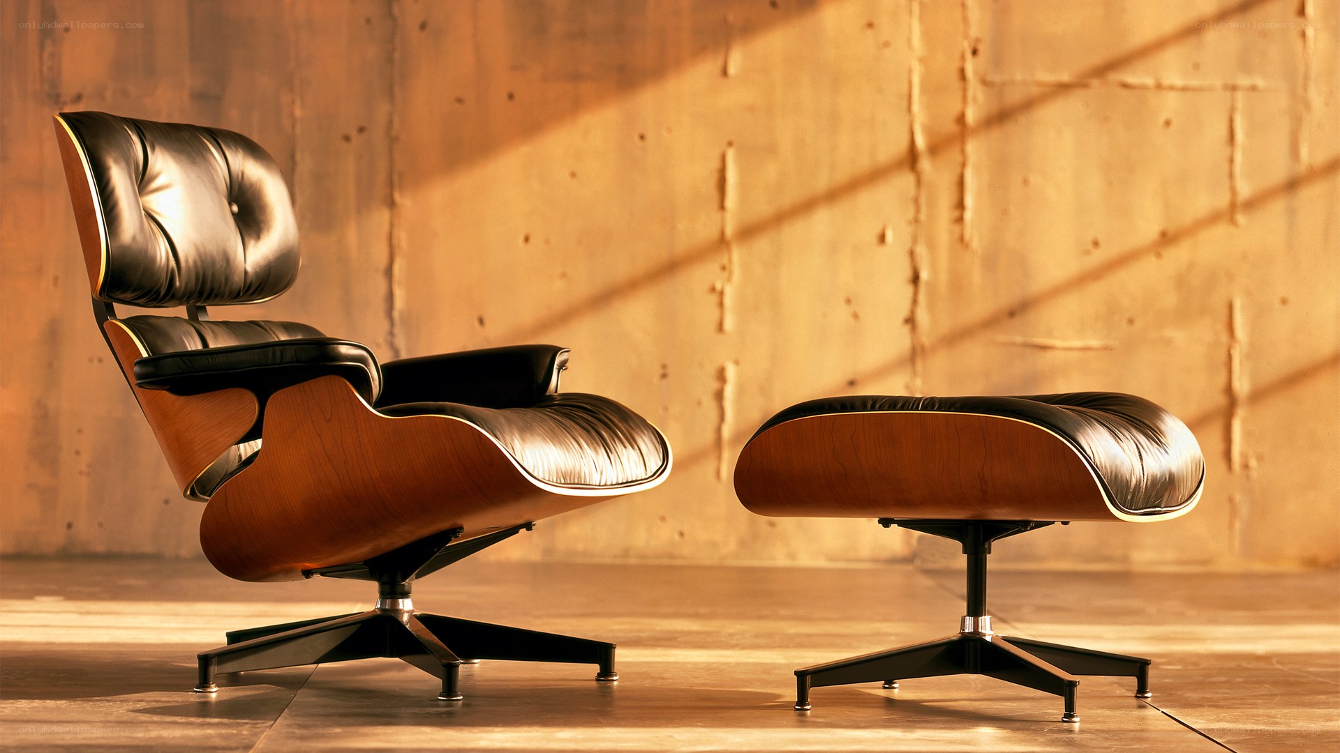 Eames lounge chair and ottoman