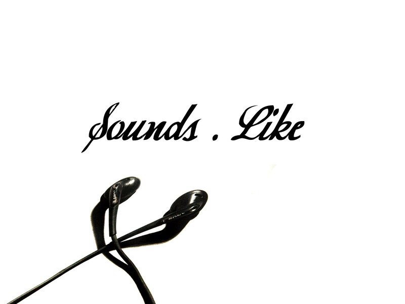 earbuds with text overlay