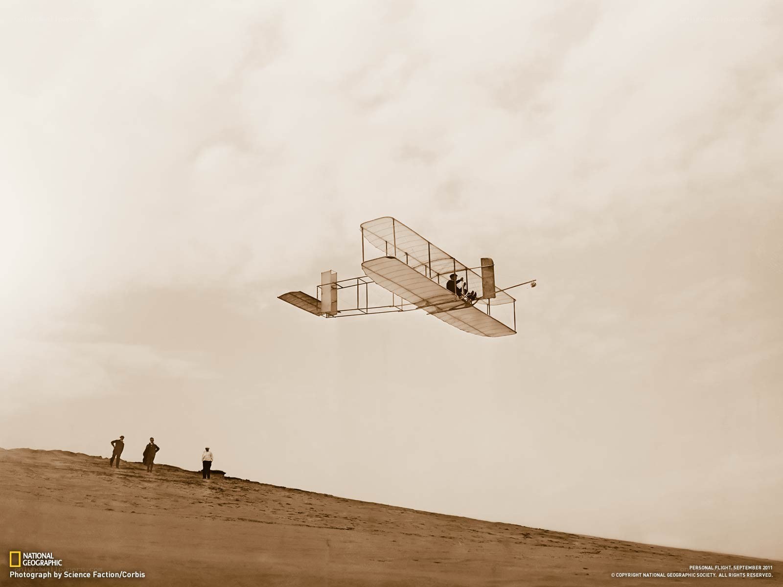 Early airplane flight