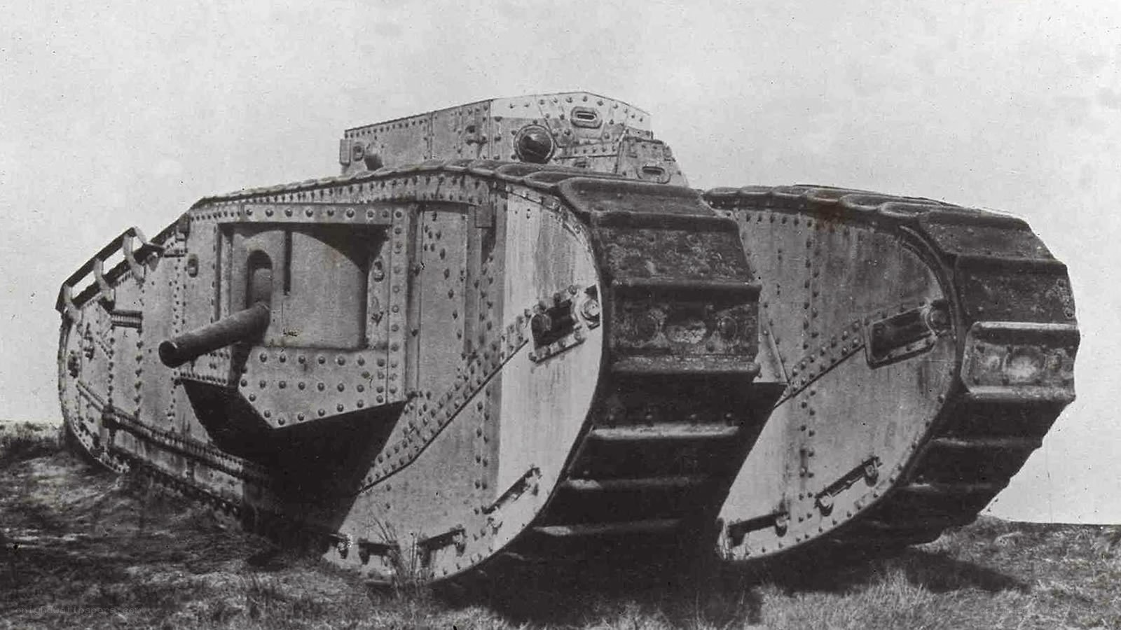 Early British tank model