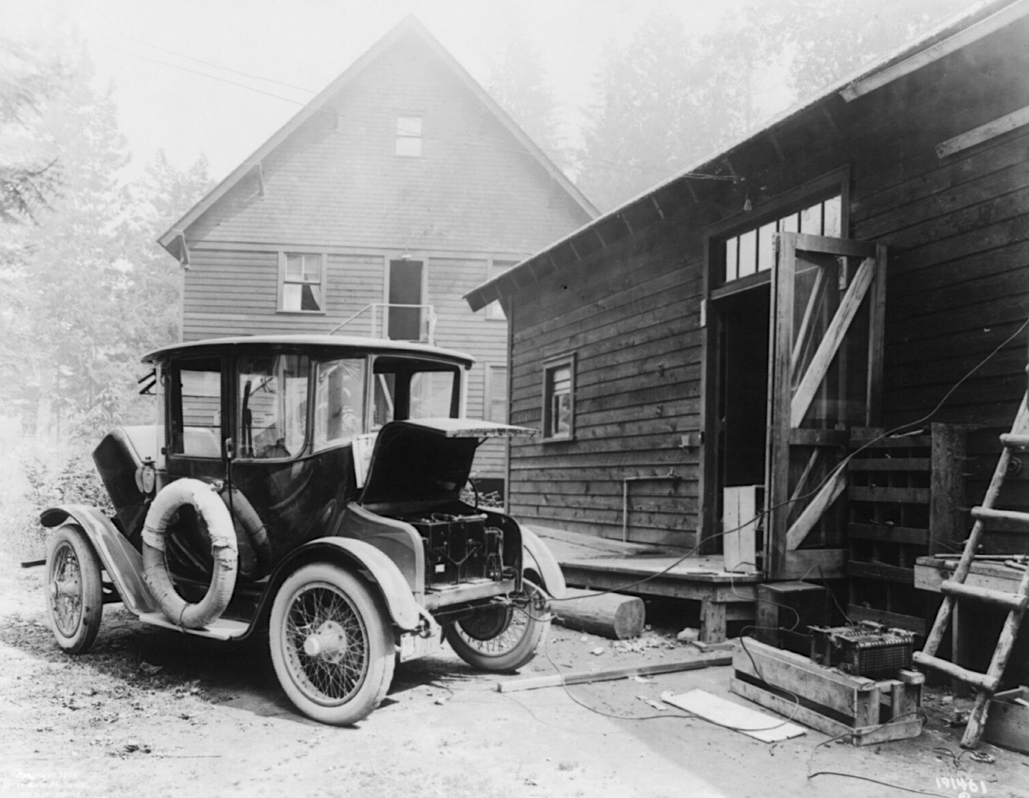 Early electric car charging