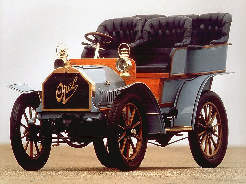 Early Opel automobile