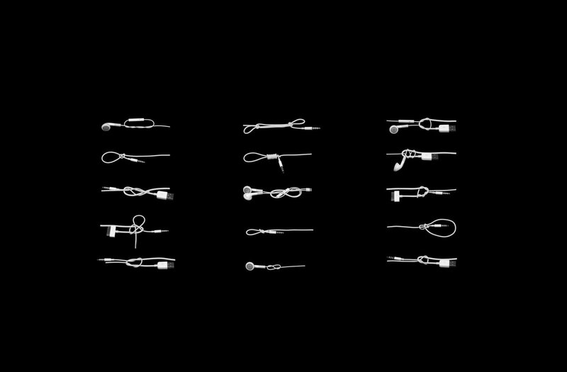 Earphone cable organization