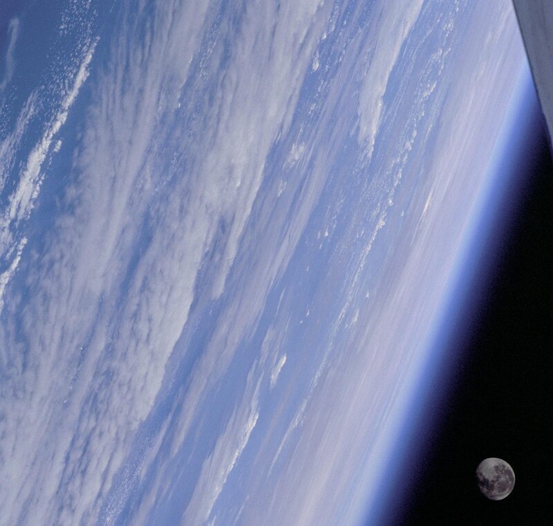 Earth and Moon from Space