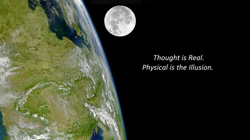 Earth and Moon from Space — Green