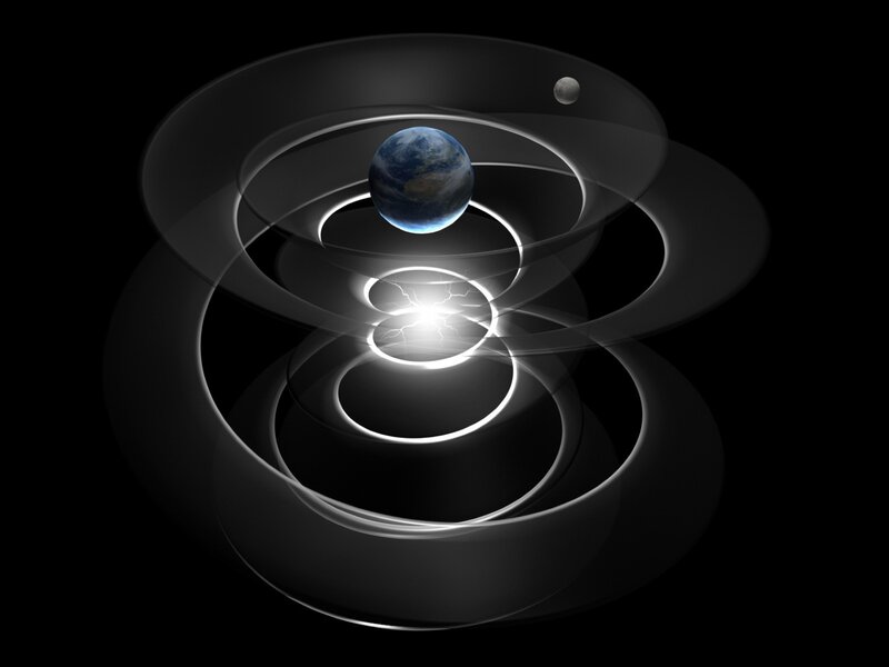 Earth and Moon Orbit
