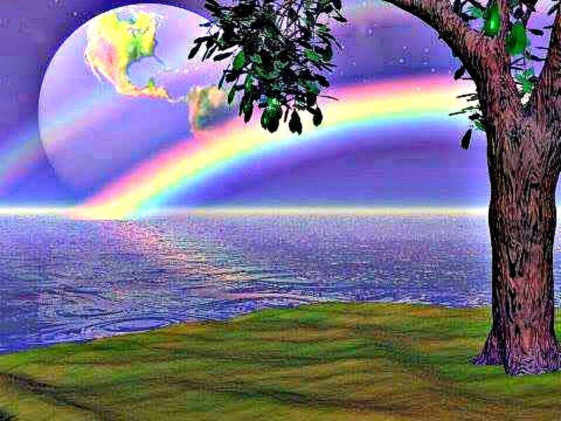 Earth and Rainbow