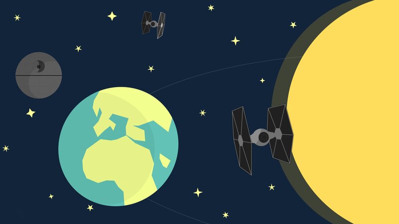 Earth and Spaceships