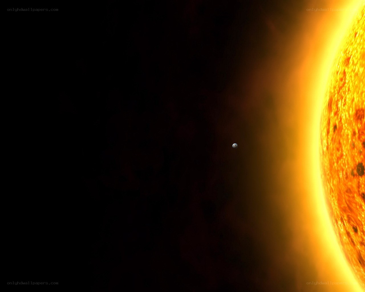 Earth and the Sun