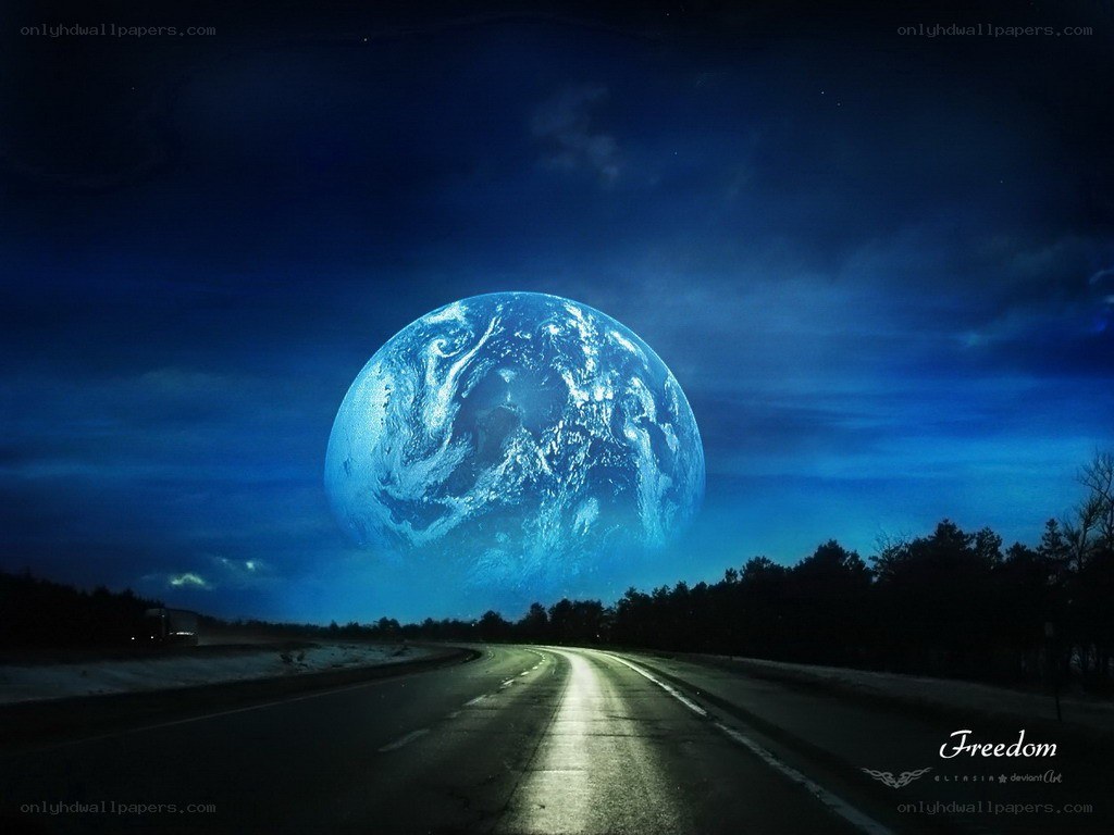 Earth as a giant moon