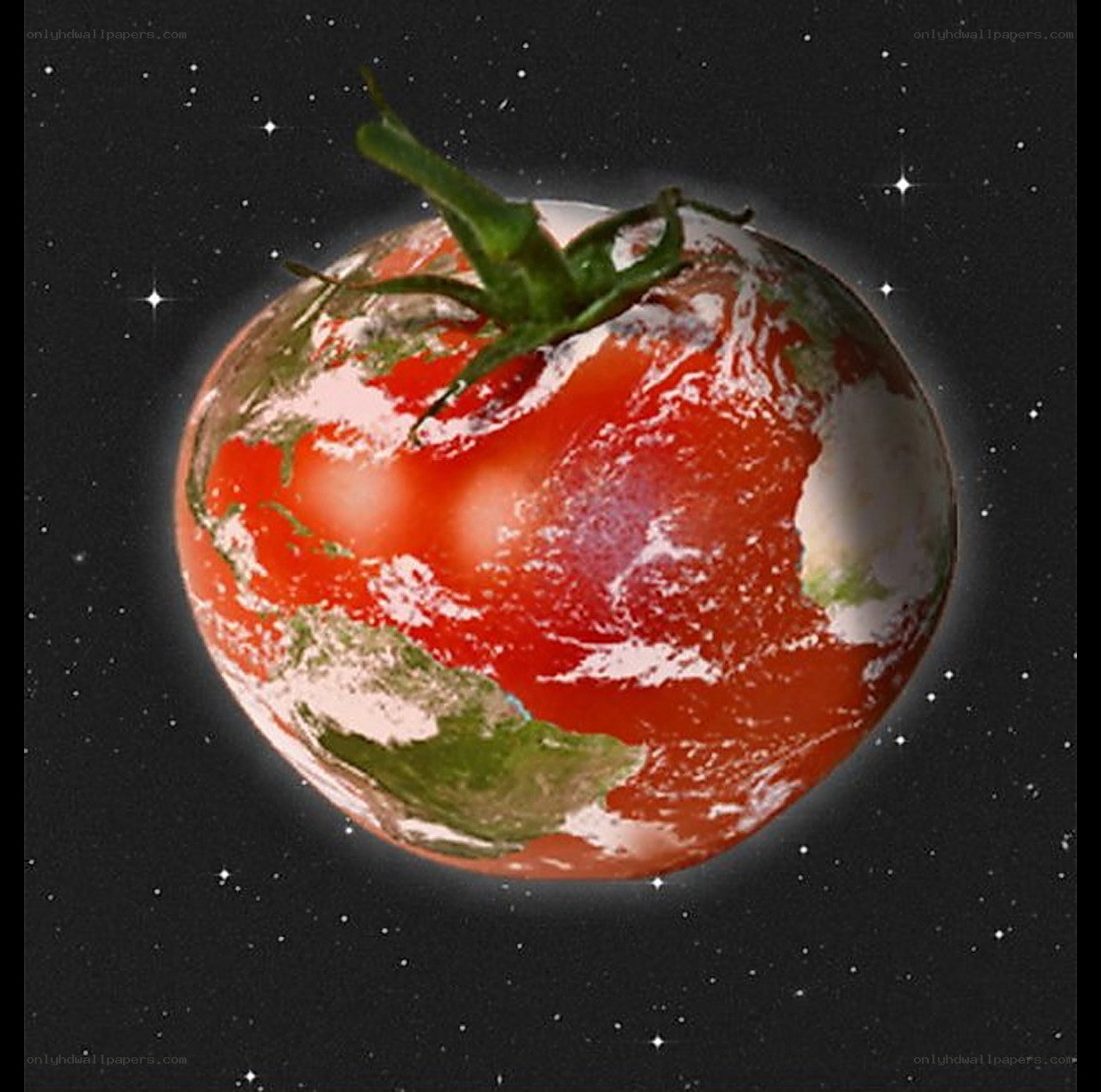 Earth as a tomato