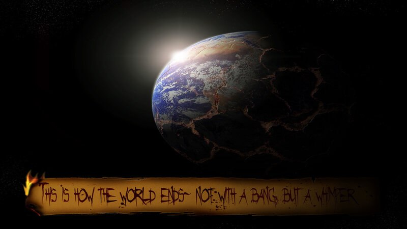 Earth cracking with warning