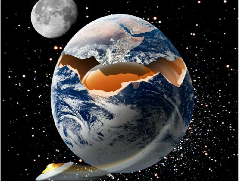 Earth Egg Breaking
