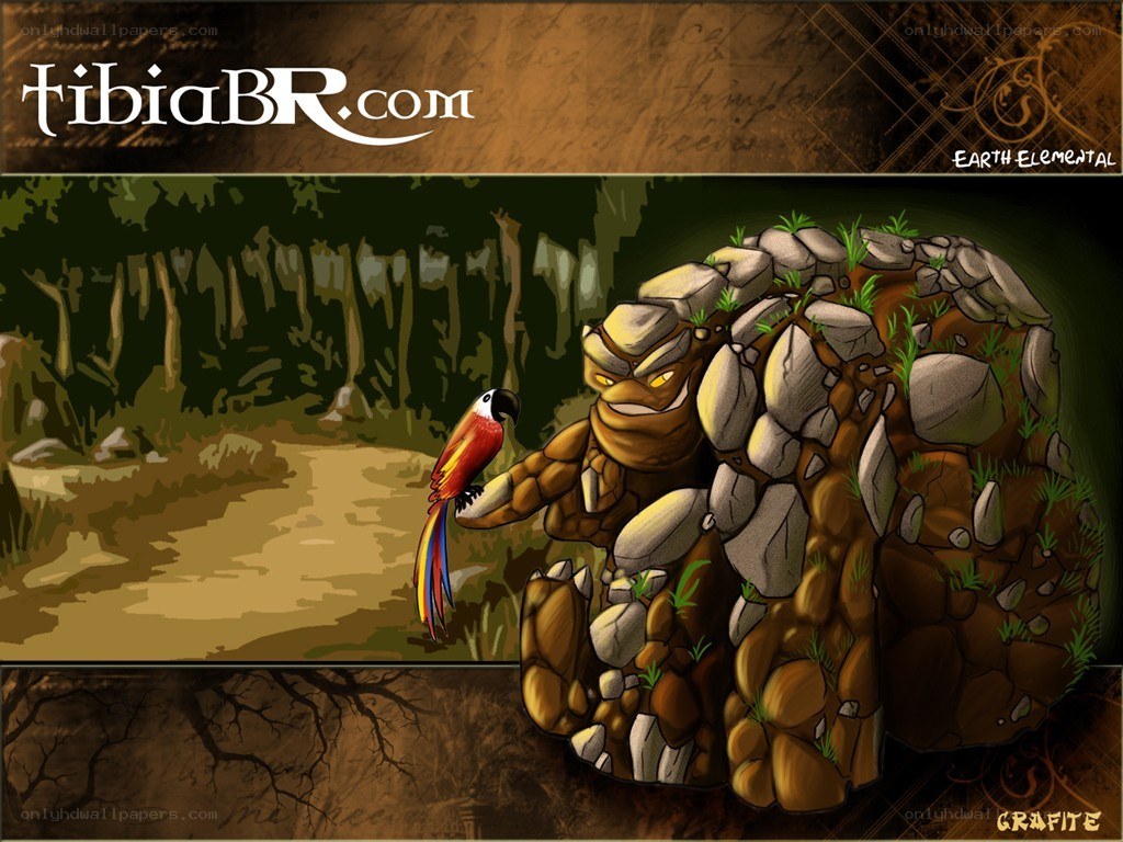 Earth Elemental with Parrot