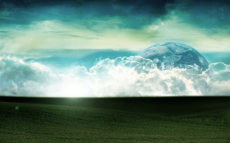 Earth from a distant world