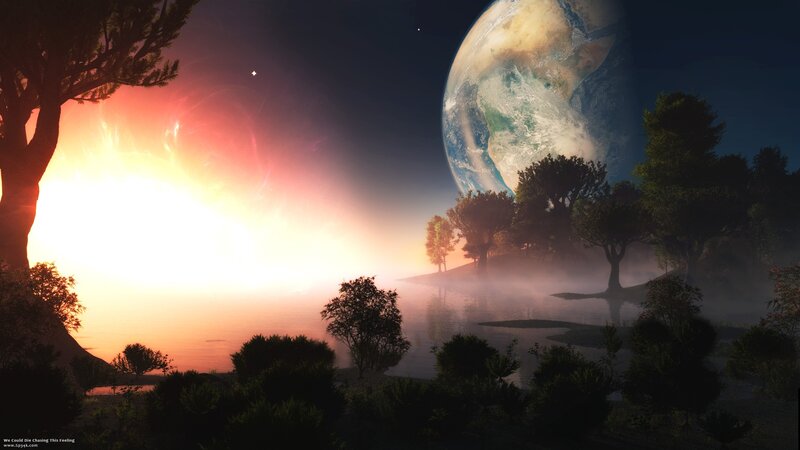 Earth from a distant world