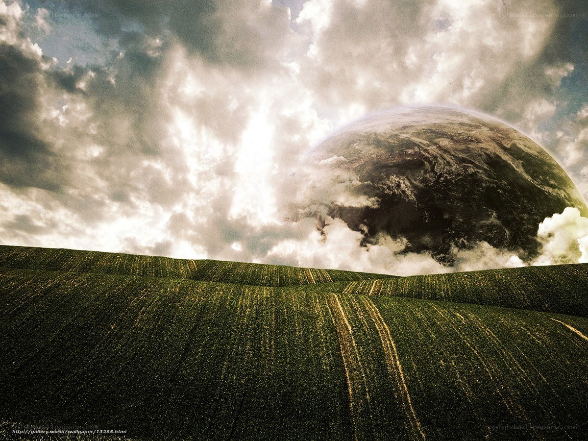 Earth from a foreign world