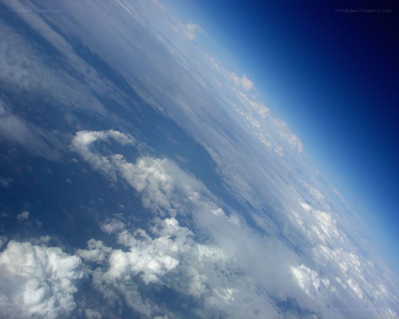 Earth from high altitude